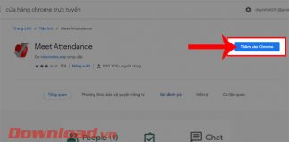 Nhấn vào nút Thêm vào Chrome
