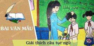 giai thich cau tuc ngu uong nuoc nho nguon