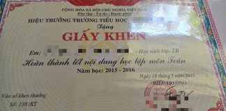 Giấy khen