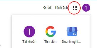 Giao diện chính của công cụ tìm kiếm Google