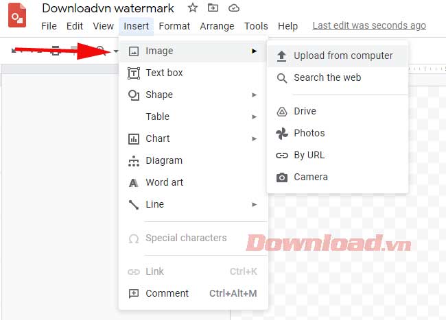 Cách Chèn Watermark Vào Google Docs - Thcs-Thptlongphu.Edu.Vn