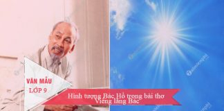 hinh tuong bac ho trong bai tho vieng lang bac