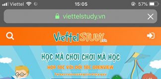 Giao diện chính của ViettelStudy