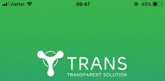 Giao diện ban đầu khi truy cập TranS trên mobile