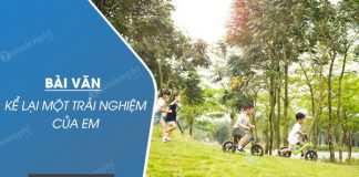 ke lai mot trai nghiem cua em