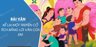 ke lai mot truyen co tich bang loi van cua em