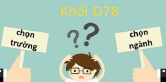 Khối D78 gồm những môn nào