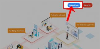 Nhấn vào mục Đăng nhập