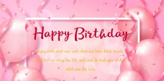 Hình ảnh chúc mừng sinh nhật bạn gái