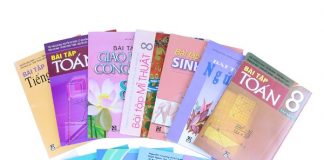 Lớp 8 cần bao nhiêu quyển vở