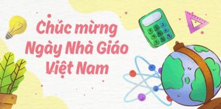 Phông nền chúc mừng Ngày Nhà giáo Việt Nam ấn tượng