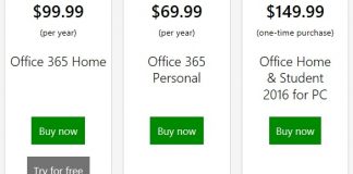 Giá tiền Microsoft Office 2019