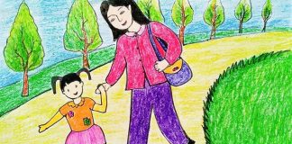 Đoạn văn kể về giây phút đầu tiên khi em gặp lại người thân sau một thời gian xa cách