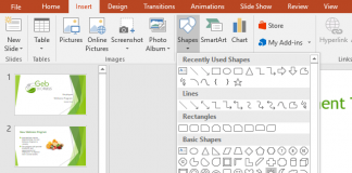 Shape trong PowerPoint