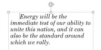 Thụt lề đầu dòng trong PowerPoint