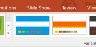 Tab Design trong PowerPoint
