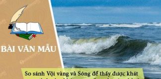 so sanh voi vang va song de thay duoc khat vong tinh yeu khat vong song cua cac nha tho