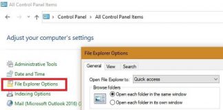 Tùy chọn khám phá file