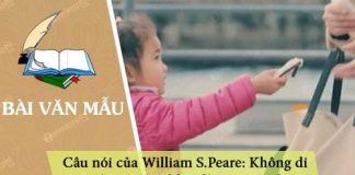suy nghi ve cau noi cua william s peare khong di san nao quy gia bang long trung thuc