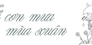 Tả cơn mưa mùa xuân