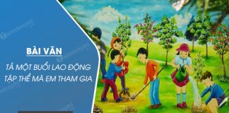 ta mot buoi lao dong tap the ma em tham gia