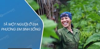 ta mot nguoi o dia phuong em sinh song