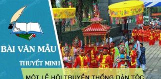 thuyet minh ve mot le hoi truyen thong dan toc