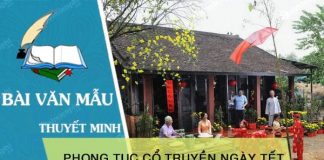 thuyet minh ve phong tuc co truyen ngay tet