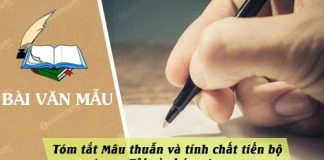 tom tat mau thuan co ban va tinh chat tien bo cua noi dung tu tuong trong toi va chung ta