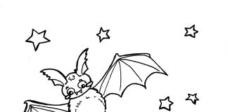 các bức tranh tô màu Halloween cho bé