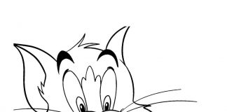 các bức tranh tô màu Tom and Jerry cho bé