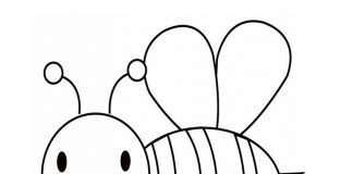 tranh tô màu con ong đẹp nhất