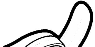 tranh tô màu quả chuối đẹp nhất