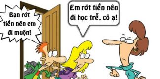 Truyện cười về thầy cô để làm báo tường ngày 20/11