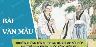 truyen thong ton su trong dao duoc noi tiep nhu the nao trong thuc te cuoc song hien nay